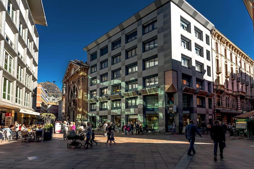 Appartamento Centrale Con Wifi E Posteggio Privato Gratis! Lugano Exterior foto